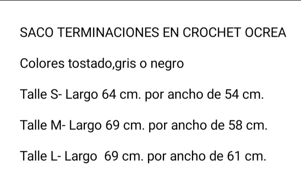 Saco Ocrea