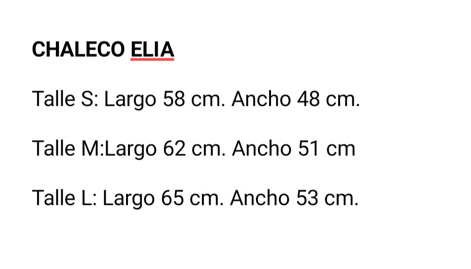 Chaleco Elia