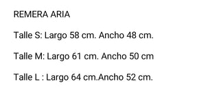 Remera Aria
