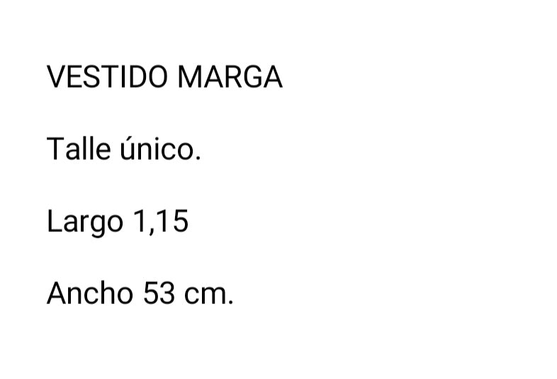 VESTIDO MARGA
