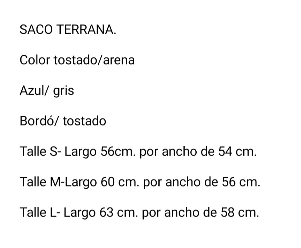 Saco Terrana