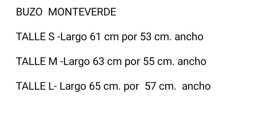 Buzo Monteverde