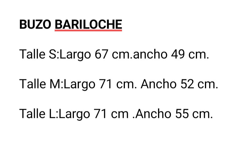 Buzo Bariloche
