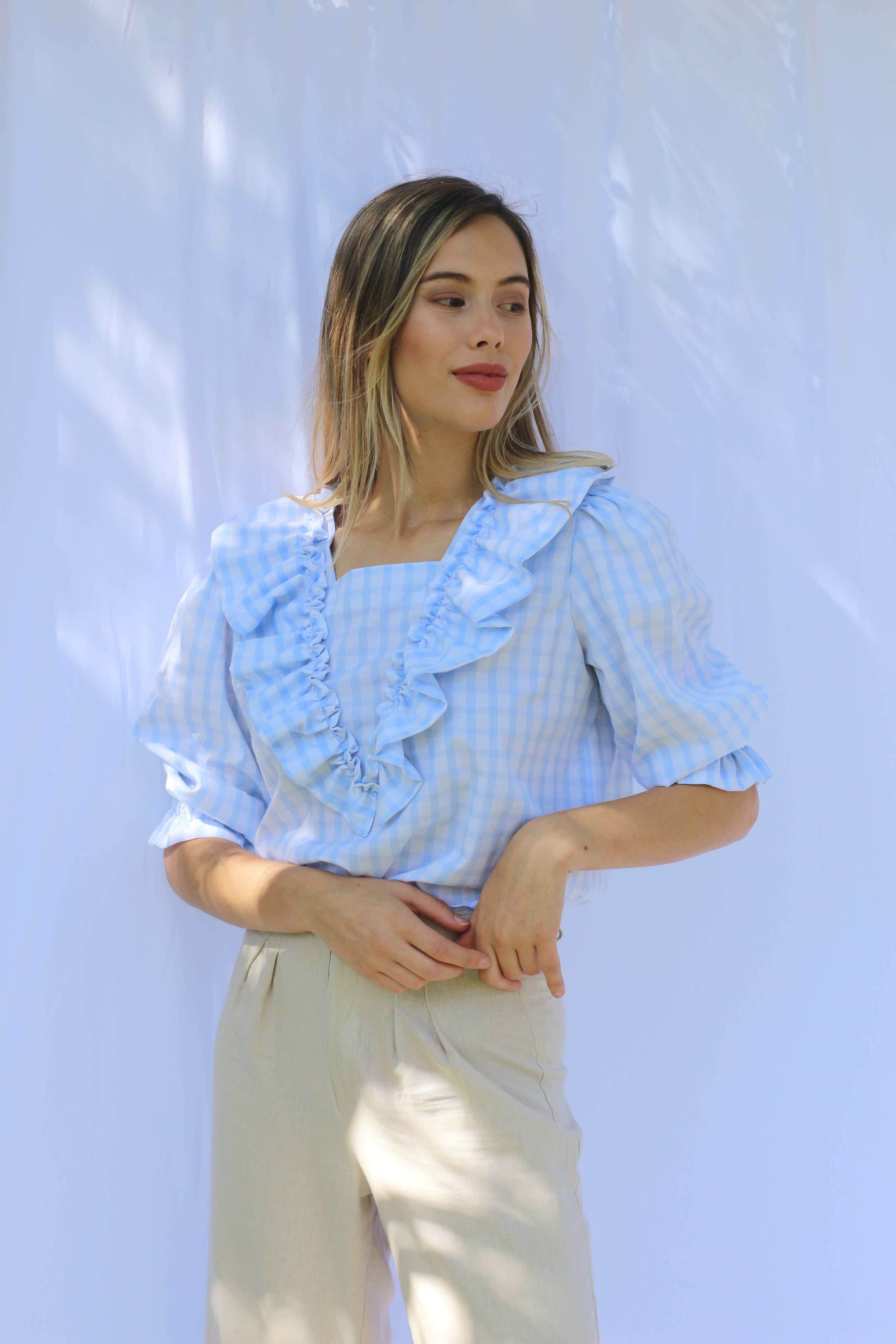 BLUSA CUADROS